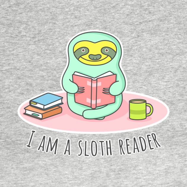 Reading Sloth by sombrasblancas